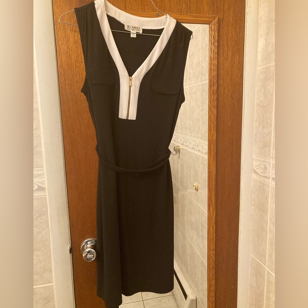 Black dress with belt ($10 cash only)